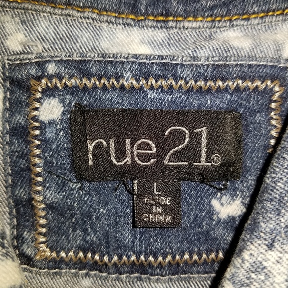 Acid washed denim vest - Picture 3 of 3